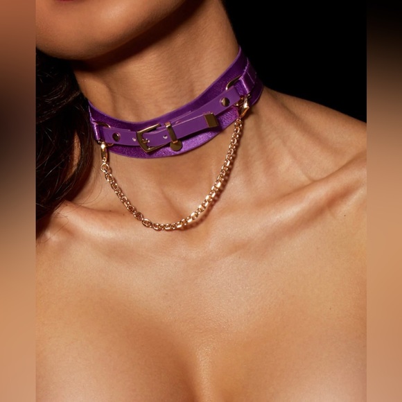 HONEY BIRDETTE JASMIN AMETHYST SET. Bra 32DD/E, Thong XS, Suspender S - Picture 11 of 16